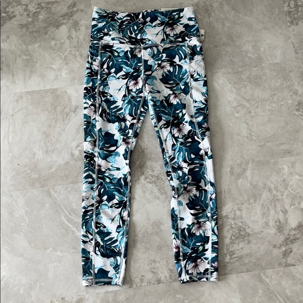 Gaiam Floral Yoga Pants La Coupe Om